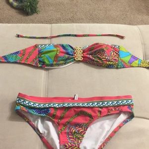 Trina Turk bandeau swimsuit